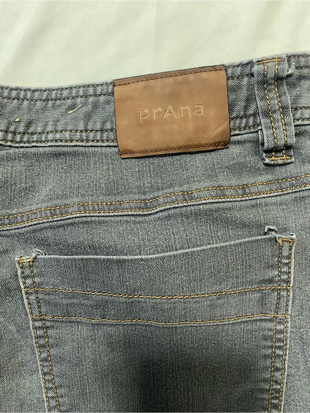 Prana Men’s Slim Straight Jeans in Charcoal Gray